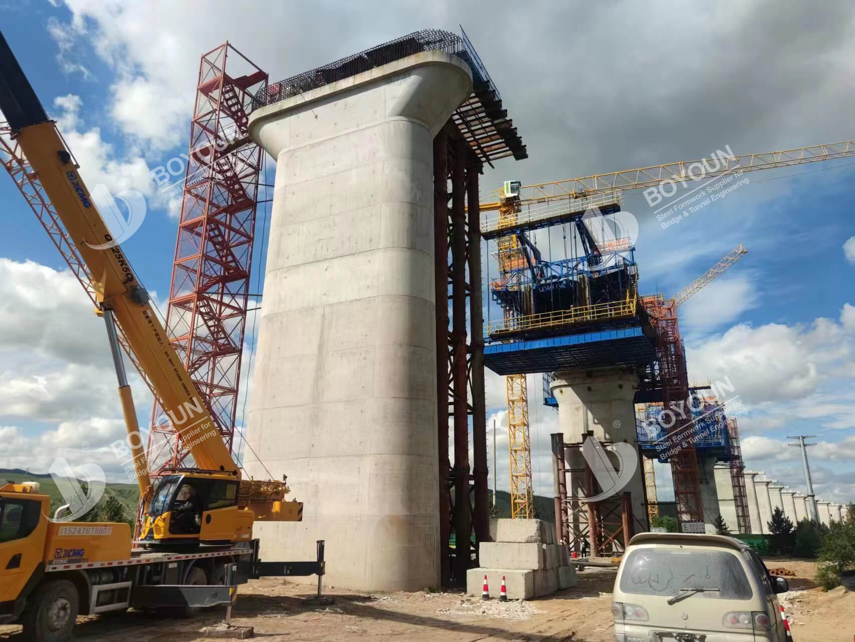 Duolun River Bridge Pier Formwork Case