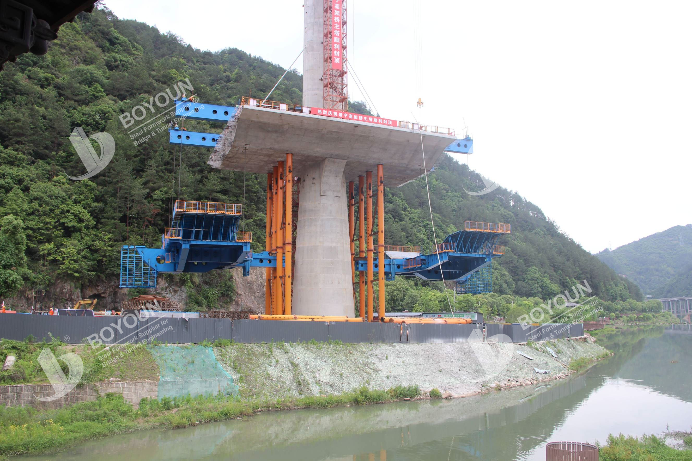 Jingning Viaduct Underslung Form Traveller Cases