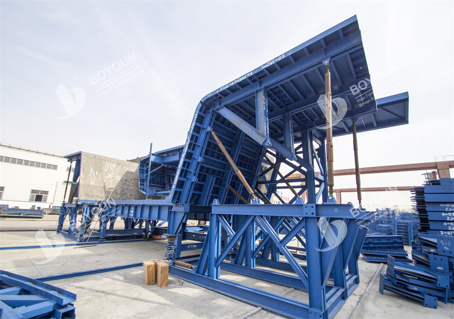 Single Box Single Cell Segmental Box Girder Formwork