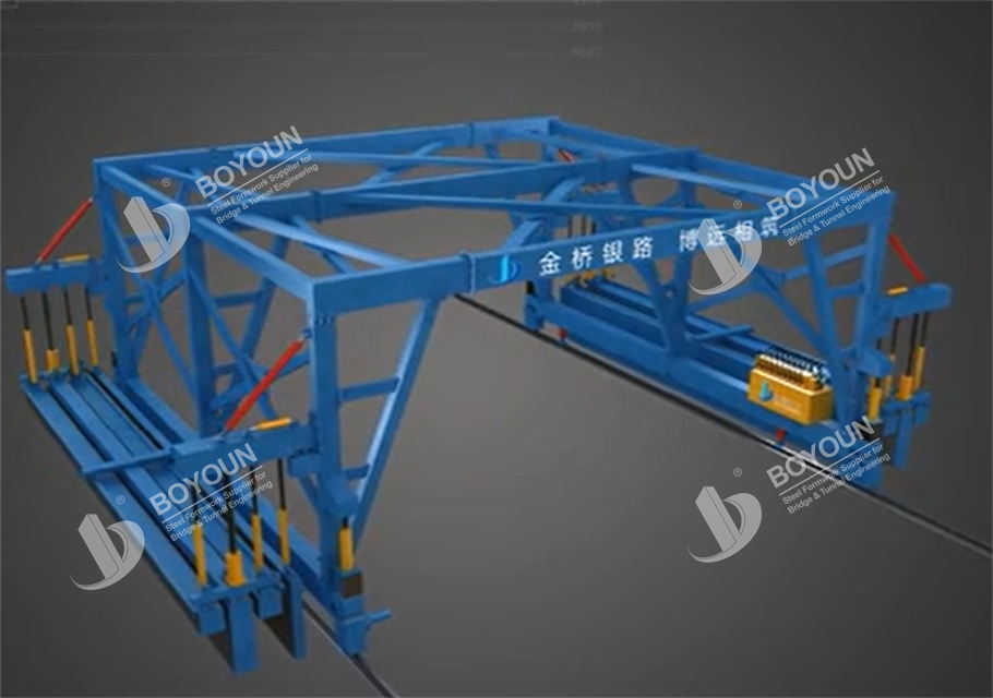 Ditch Cable Trough Trolley