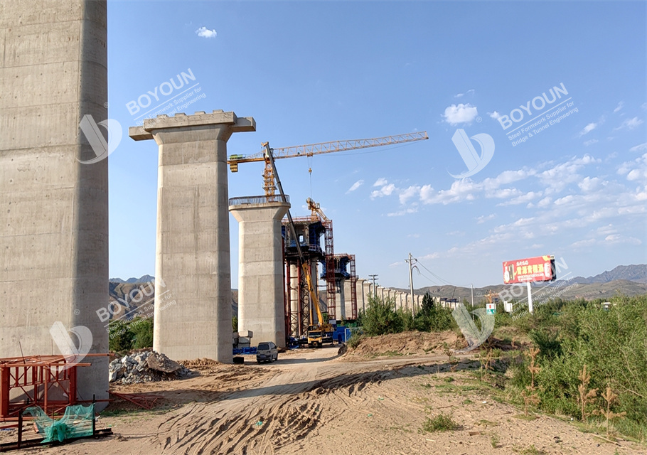 Circular Solid Pier Formwork