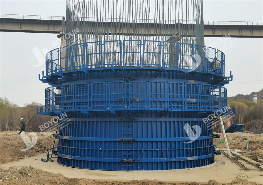 Circular Hollow Pier Formwork