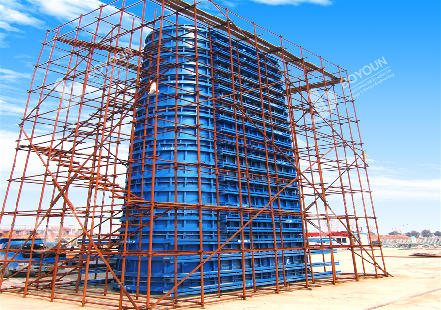 Circular Solid Pier Formwork