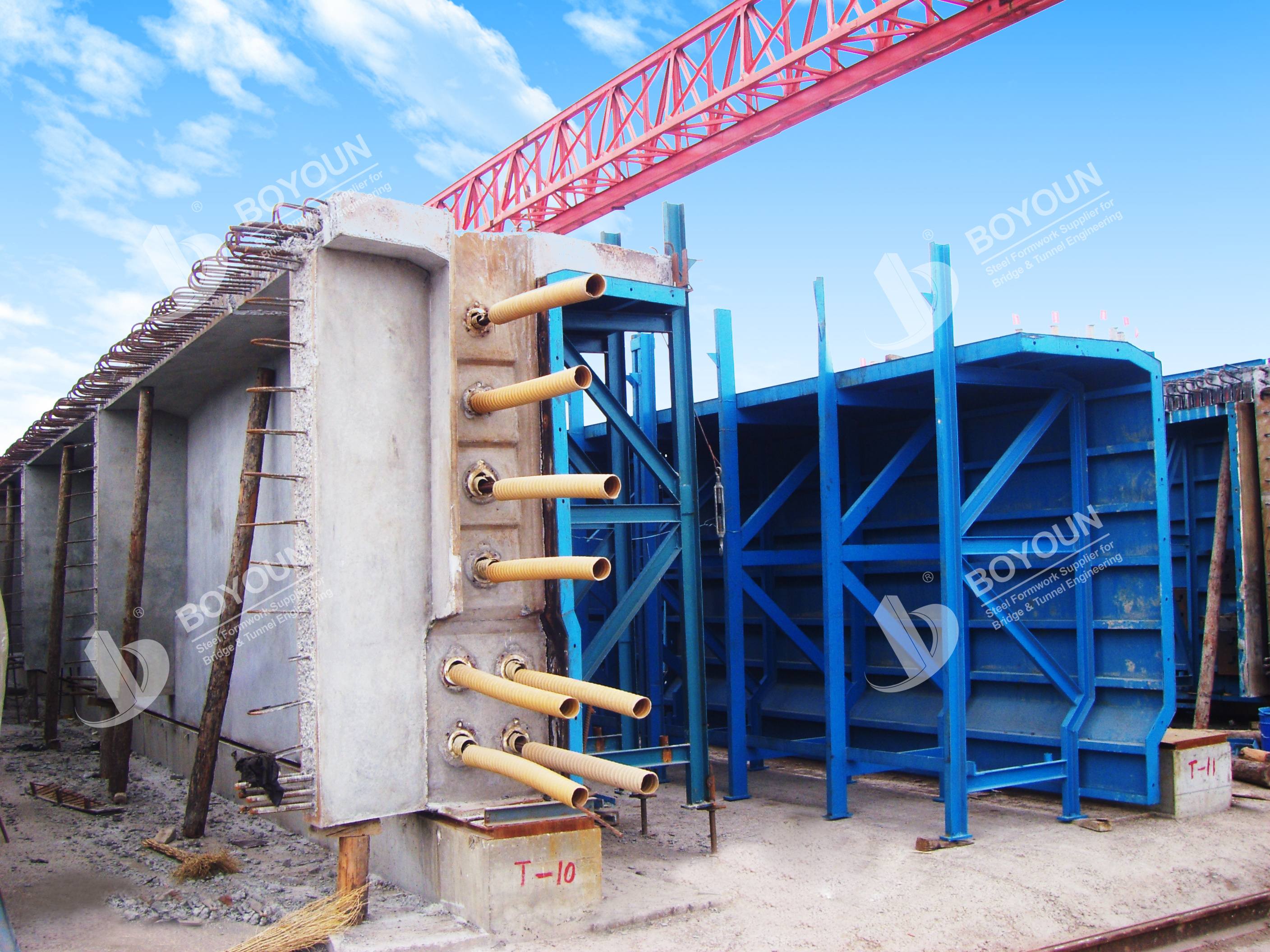 Precast T gider