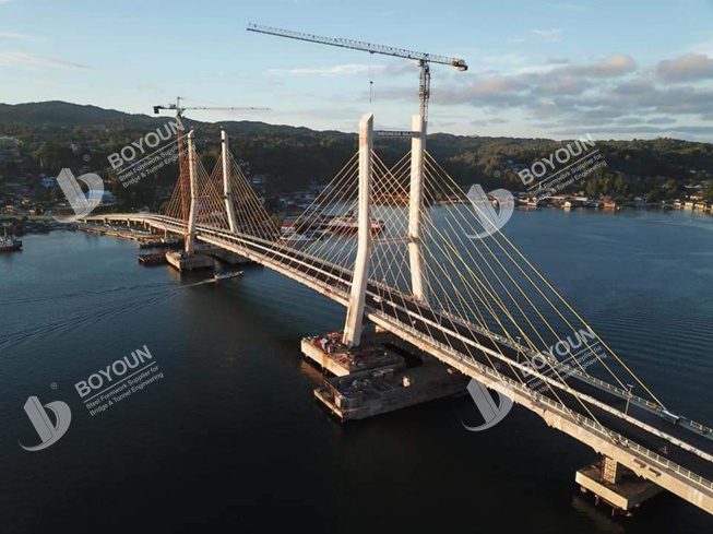 Jembatan Teluk Kendari Cable Stayed Bridge