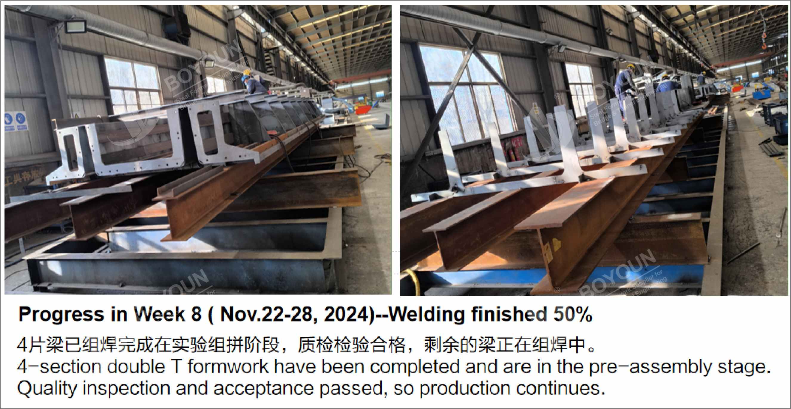 Production progress report to enable customers to clearly grasp production progress and process quality control