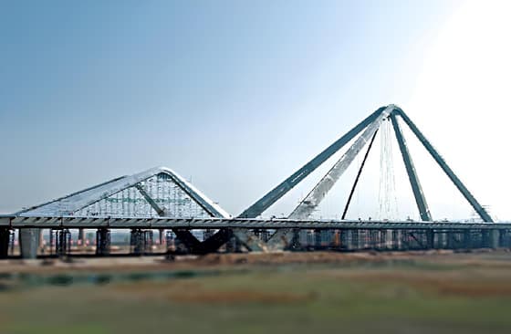 Steel arch bridge Steel arch bridge