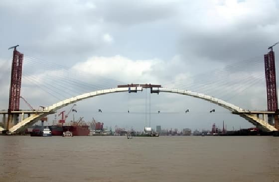 Lupu Bridge in Shanghai Lupu Bridge in Shanghai