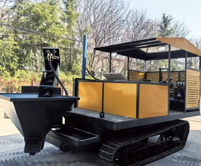 Concrete Slipform Curb Machine