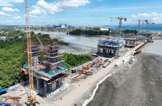 bucana bridge form traveler onsite photo bucana bridge form traveler onsite photo